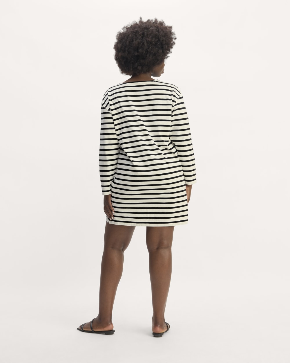 The Mariner Dress | Bone / Black