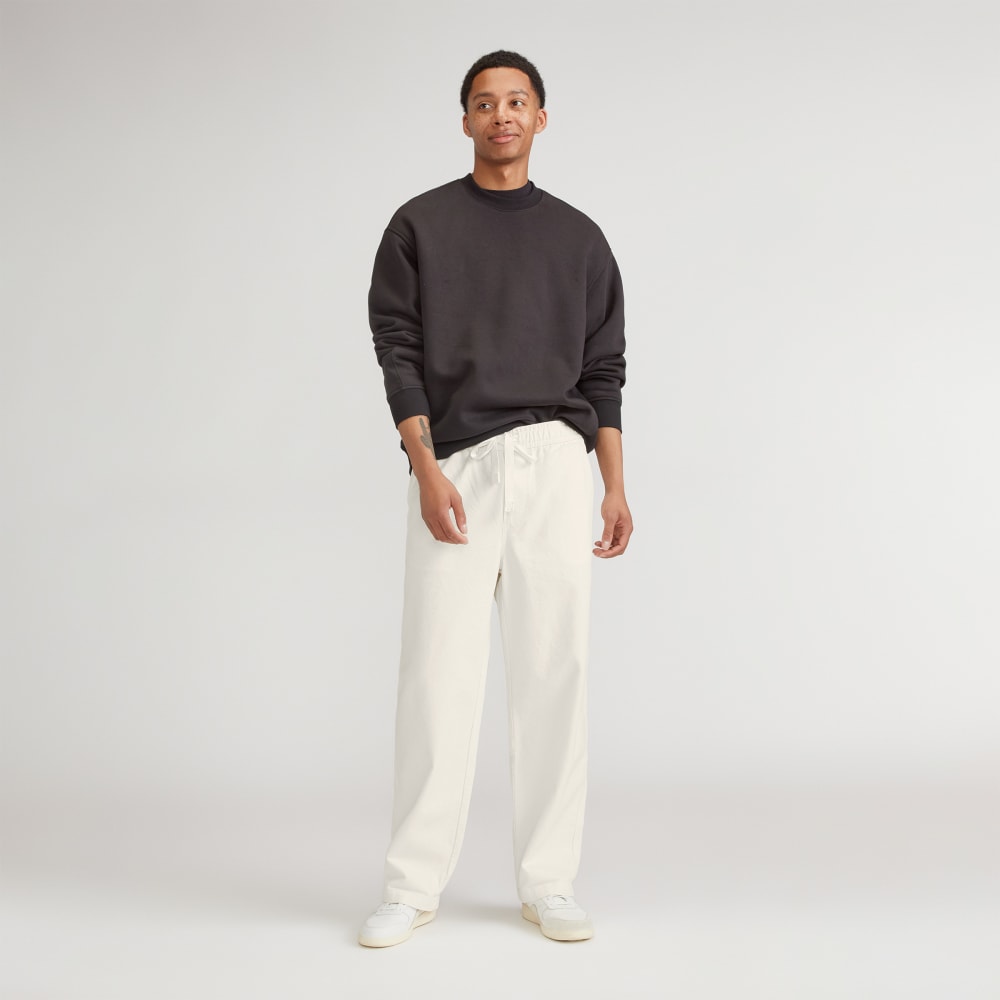 The Canvas Organic Cotton Drawstring Pant | Bone