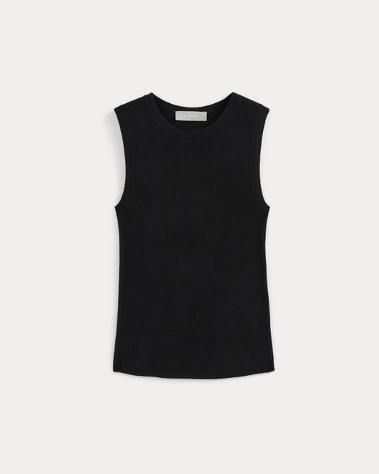 The Tank in Ultrasoft Merino | Black