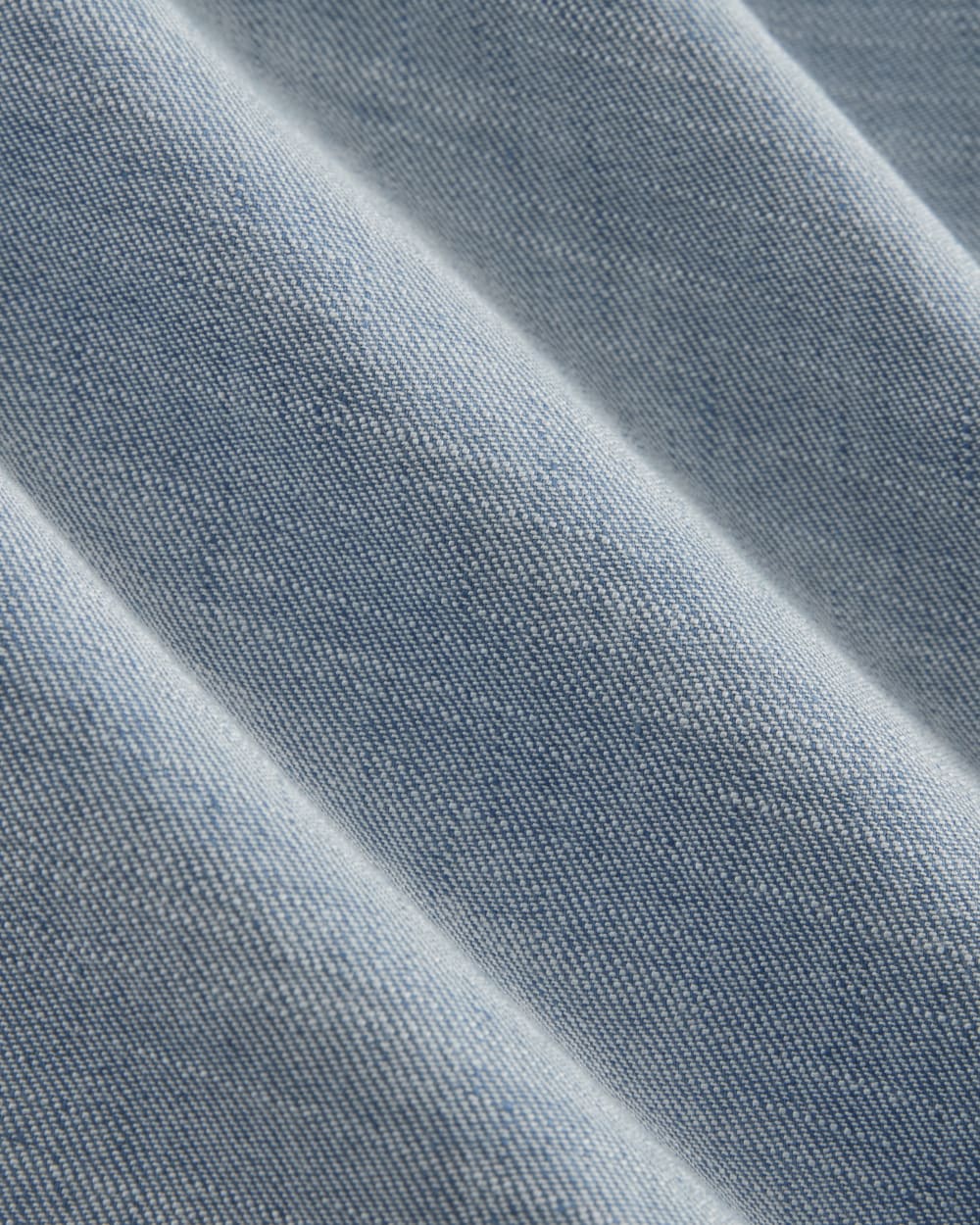 The Wide-Leg Pant in Stretch Linen | Chambray