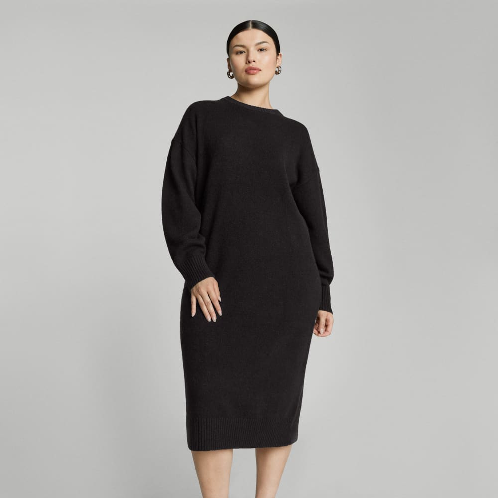 The Cashmere Midi Dress | Black