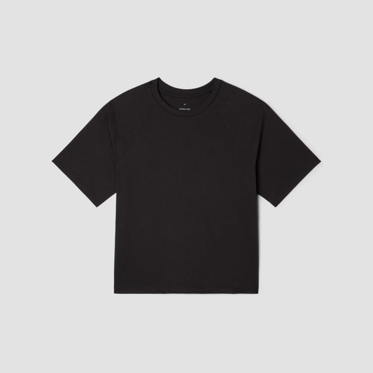 The Organic Cotton Raglan Tee | Black