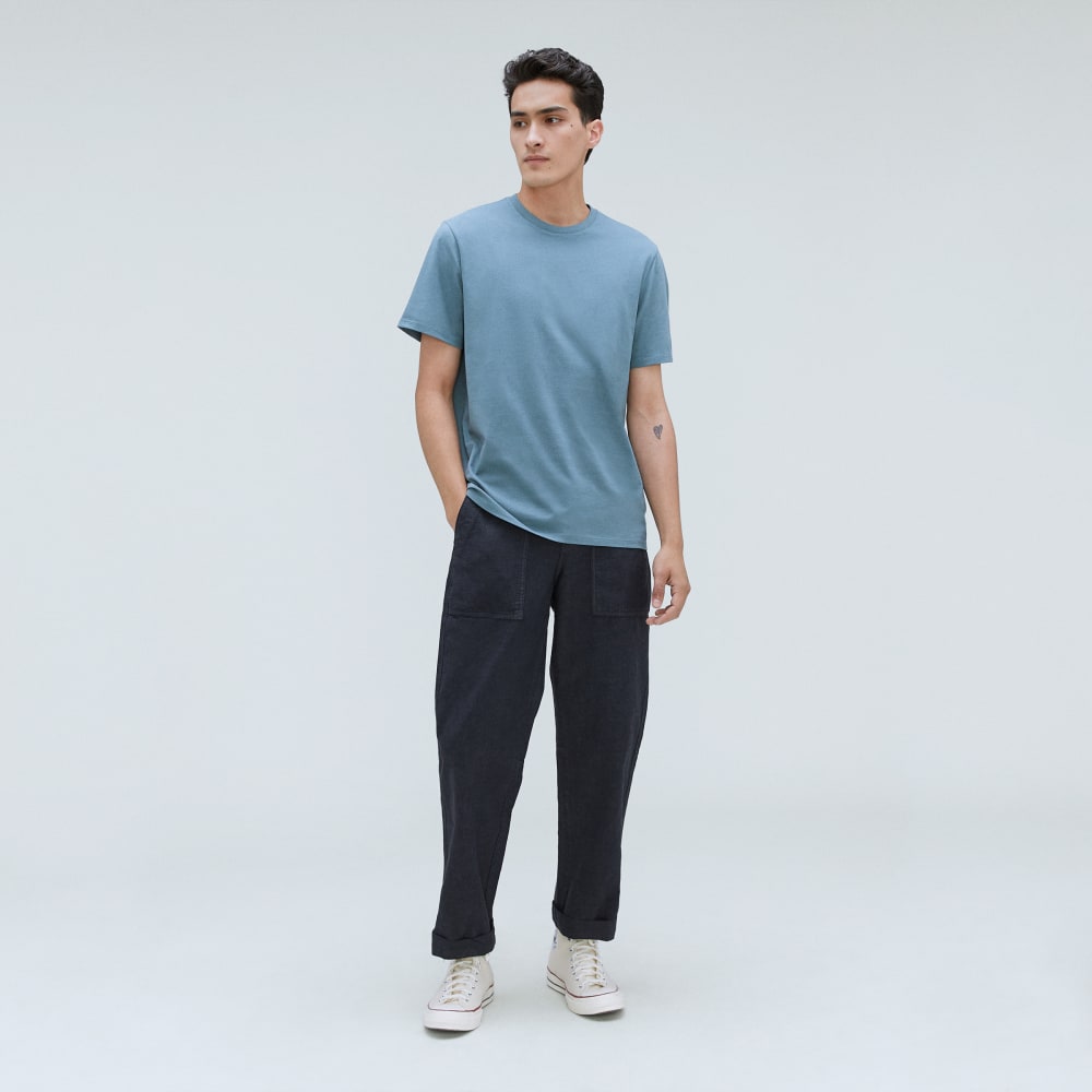 The Organic Cotton Crew | Greyish Blue
