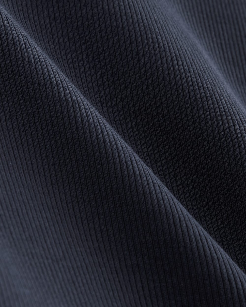 The Luxe Rib Funnel-Neck Tank | Navy