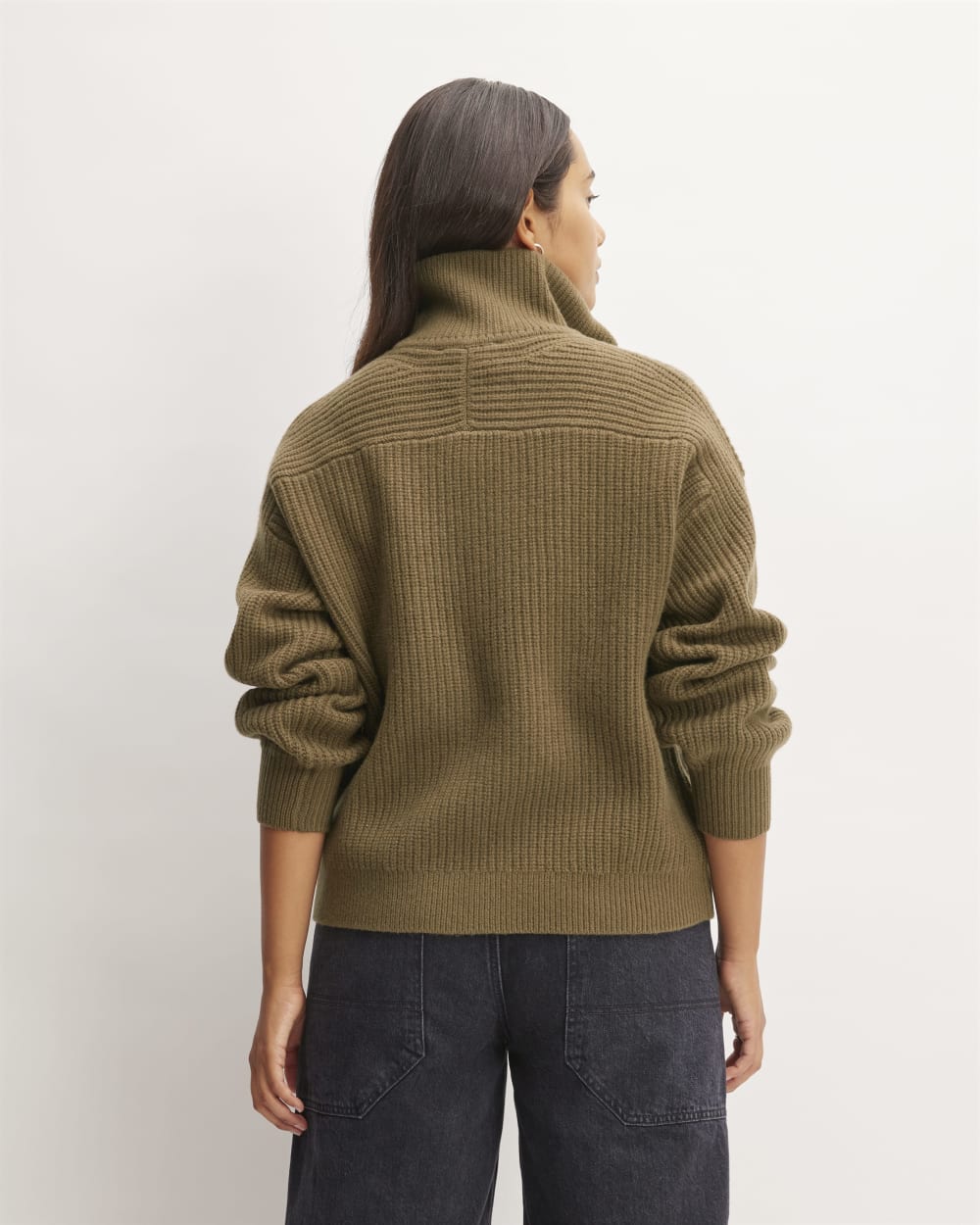 The Half-Zip Sweater in Luxe Merino | Beech