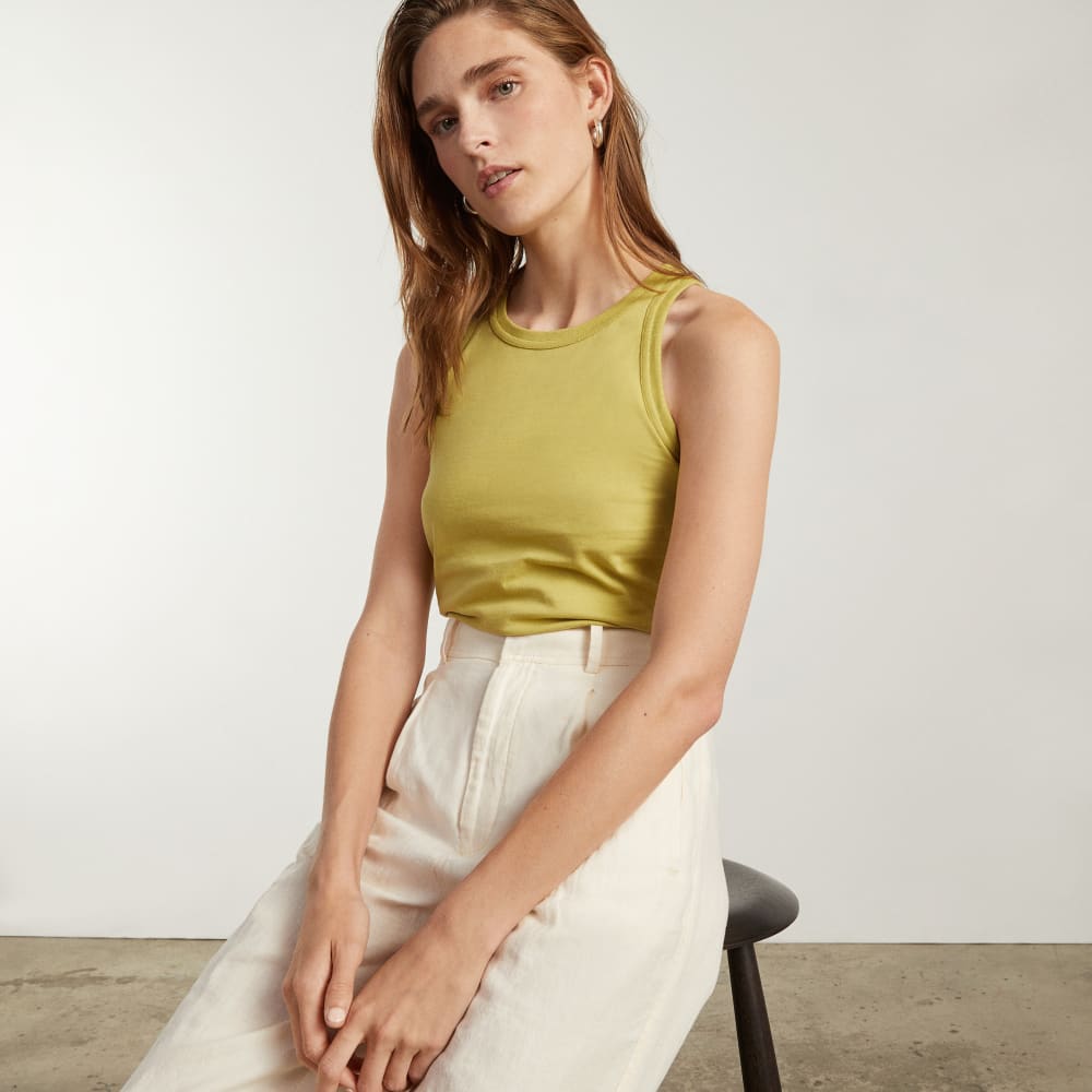 The Tank in Essential Cotton | Leek
