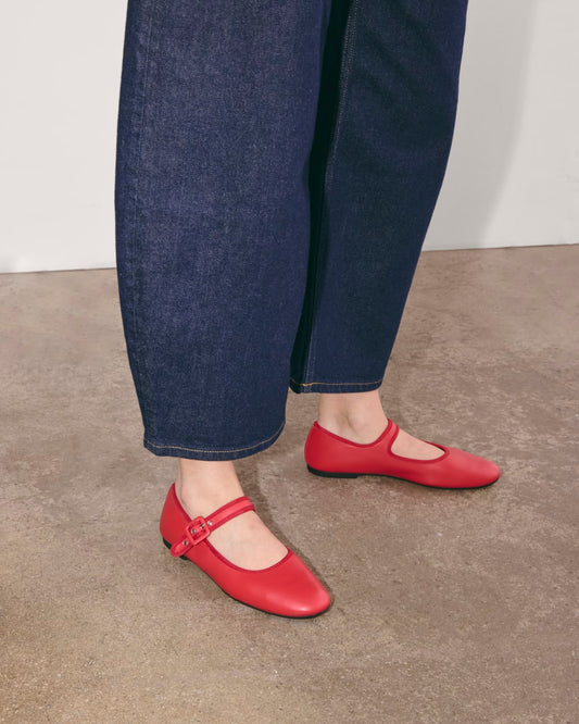 The Day Buckle Mary Jane | Classic Red