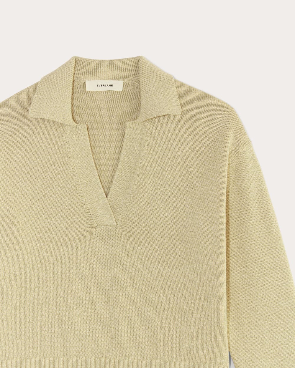 The Boxy Polo in Everyday Cotton | Mojave Desert / Natural