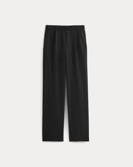 Pleated Trouser in Tailor Twill | Black