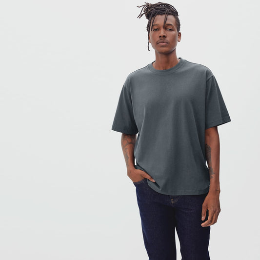 The Premium-Weight Relaxed Crew | Uniform | Slate