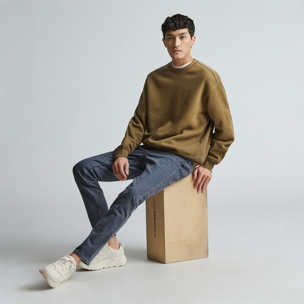 The ReTrack Crewneck Sweatshirt | Beech
