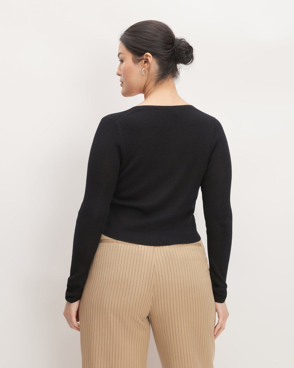 The Cardigan in Ultrasoft Merino | Black