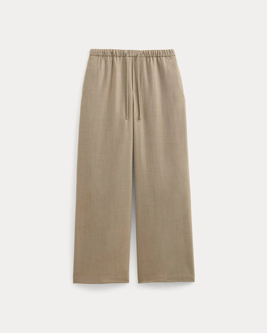 The Pull-On Trouser in Tailor Twill | Light Taupe