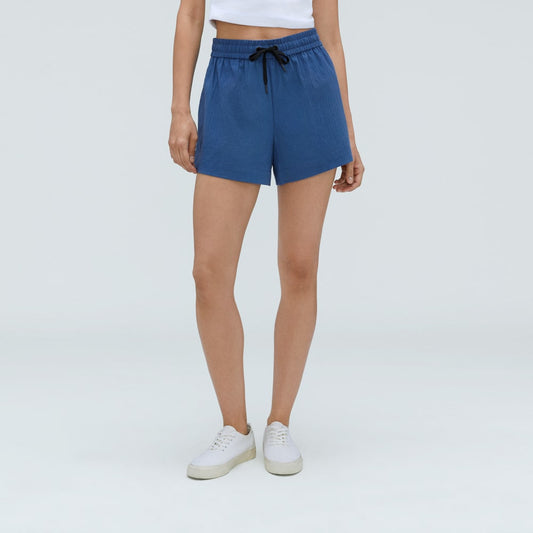 The Seersucker Boxer Short | Deep Blue