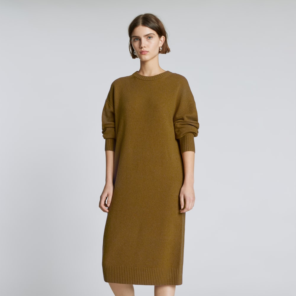 The Cashmere Midi Dress | Tapenade