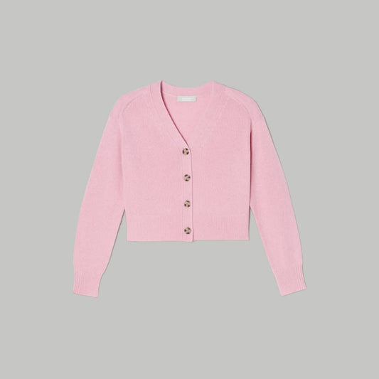 The Cashmere Cardigan | Bubblegum