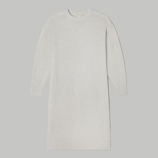 The Cashmere Midi Dress | Pale Heather Grey