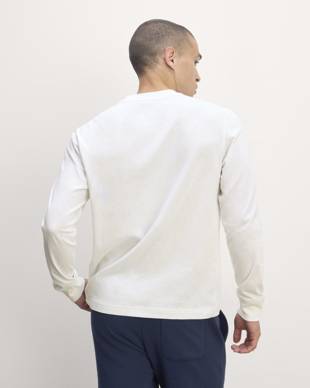 The Premium-Weight Relaxed Crew | White