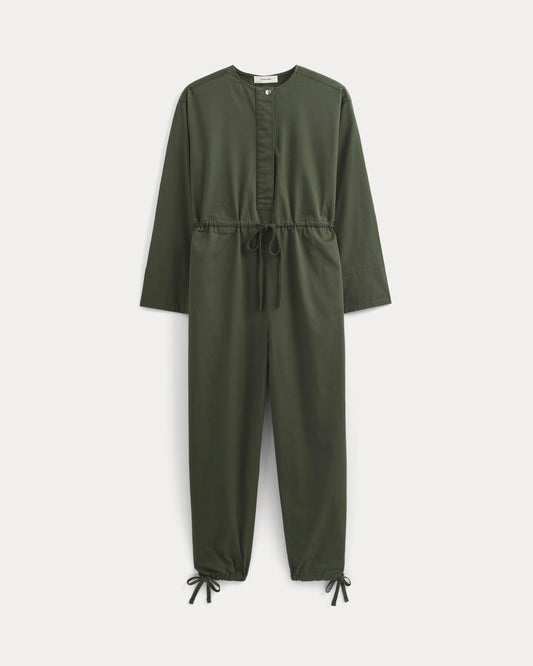 The Utility Drawstring Jumpsuit | Dark Forest