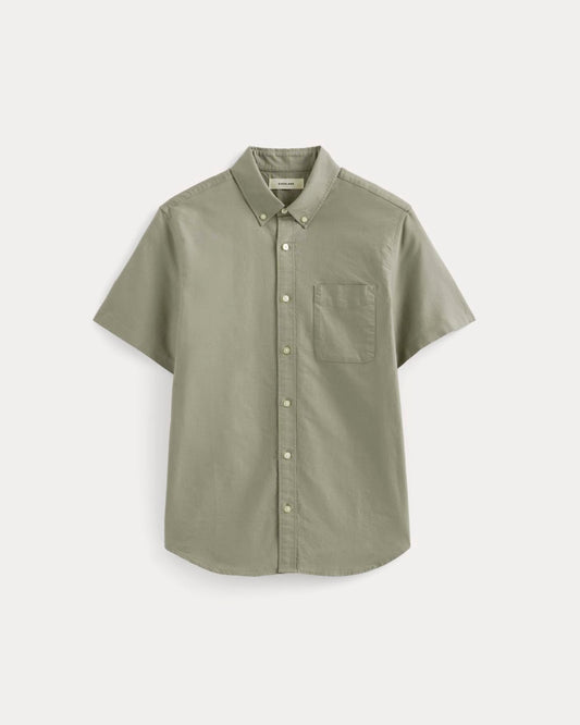 The Organic Short Sleeve Oxford Shirt | Sage Green