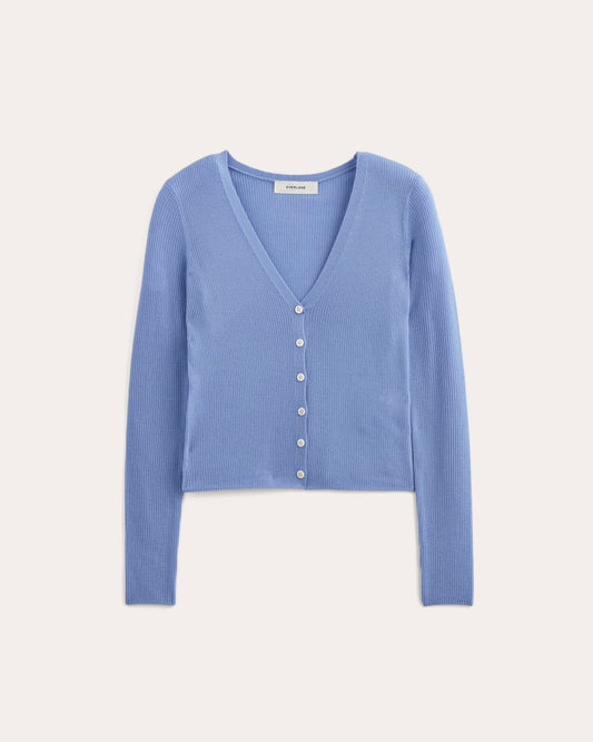 The Cardigan in Ultrasoft Merino | Bluebell