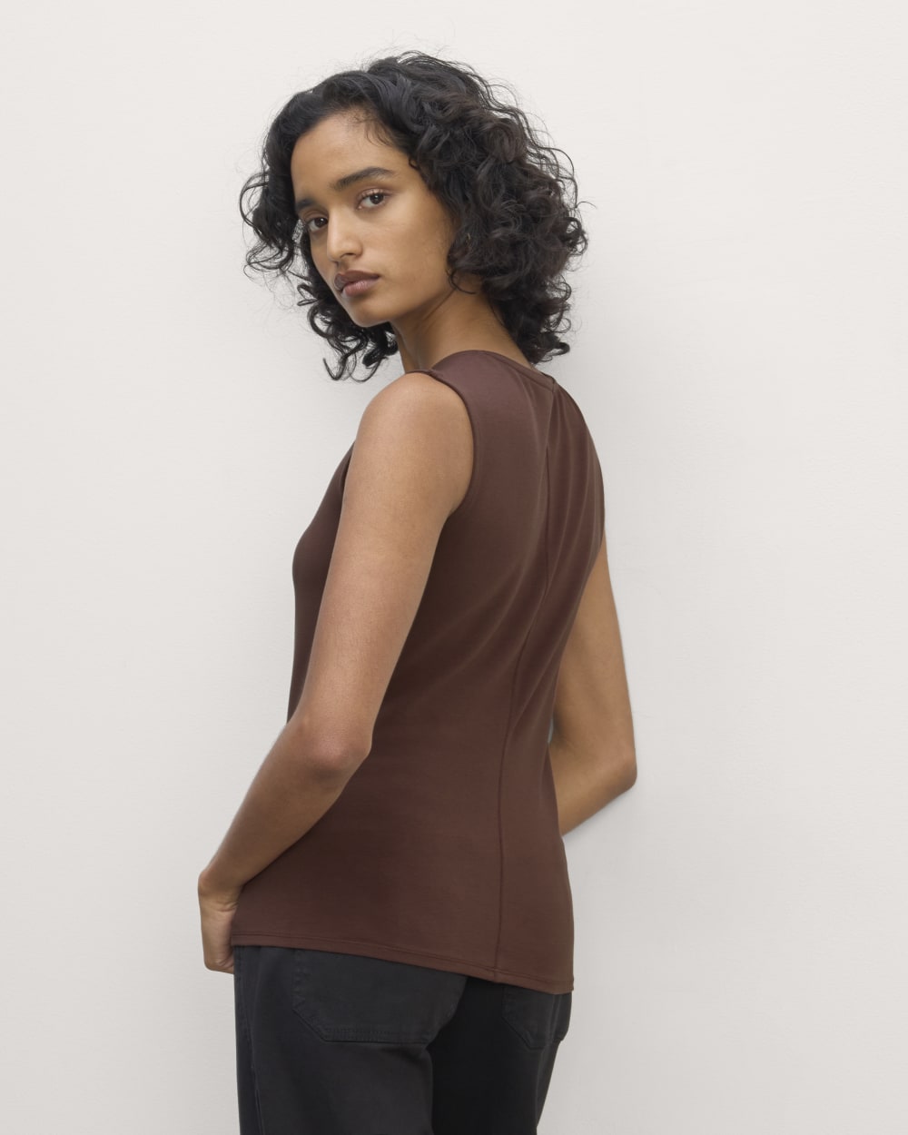 The Form Tank | Dark Mahogany