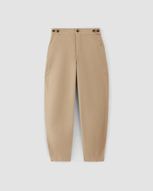 The Barrel Pant | Trench Coat Khaki