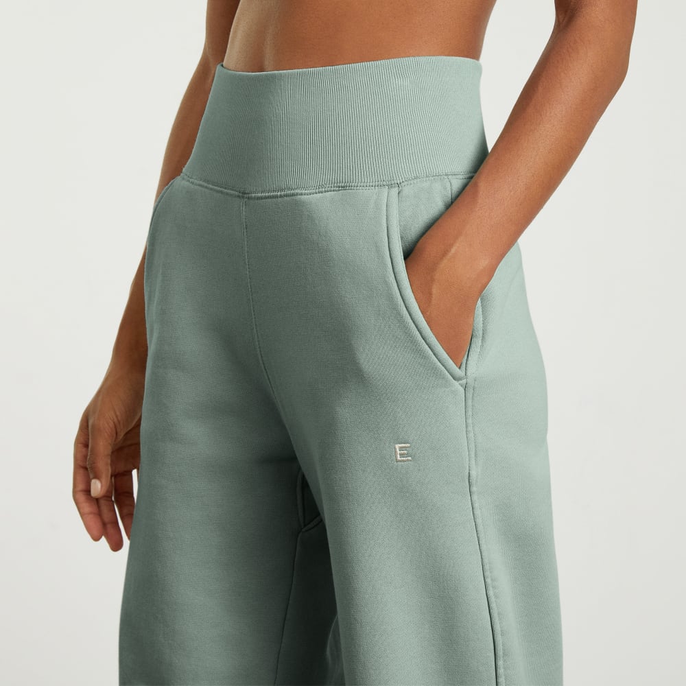 The Track High-Waist Pant | White Sage
