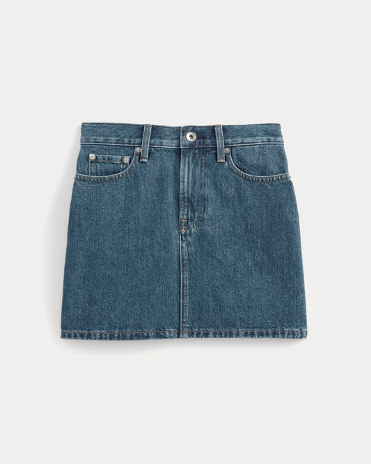 The Denim Mini Skirt | Deep Atlantic