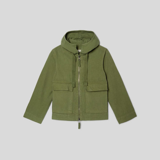 The Canvas Organic Cotton Anorak | Forest Green