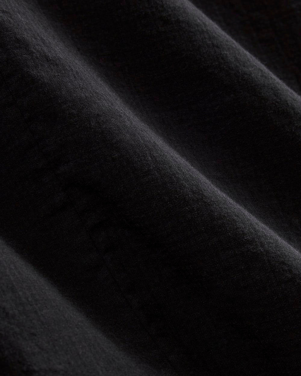 The Gauze Gathered Top | Black