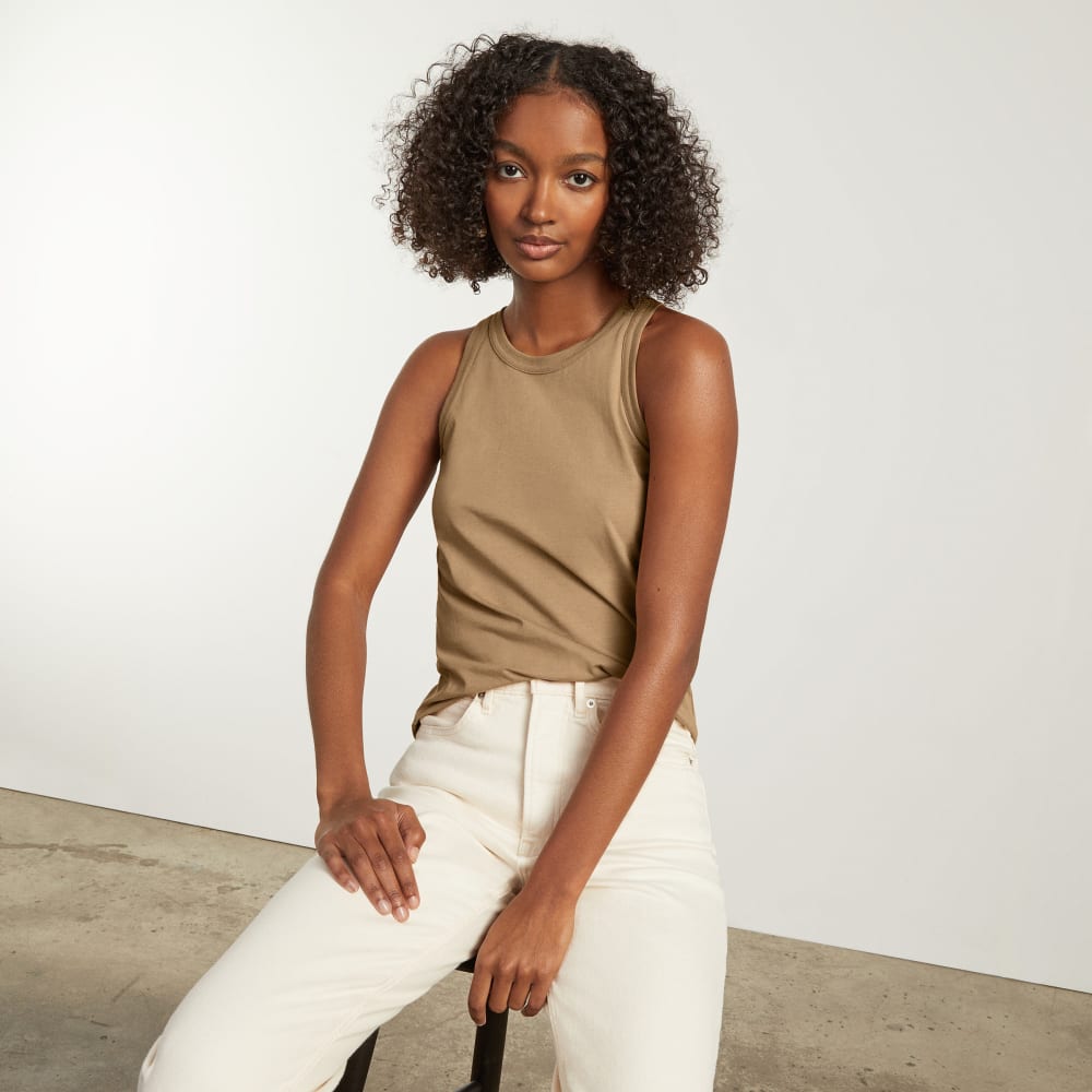 The Tank in Essential Cotton | Iced Coffee