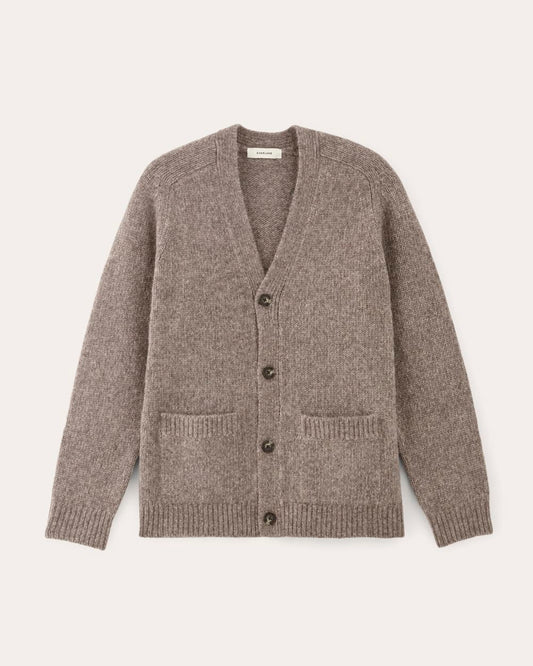 The Cloud Relaxed Cardigan | Taupe Melange