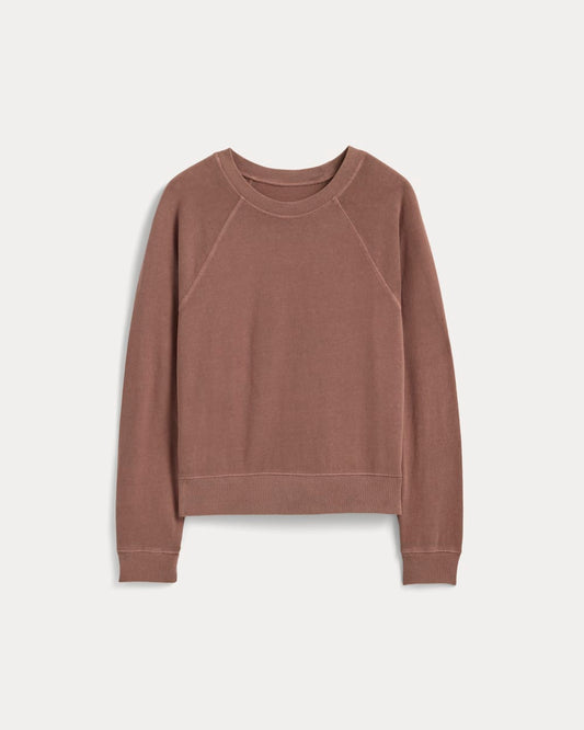 The Off-Duty Long-Sleeve Tee | Brown Garment Dye