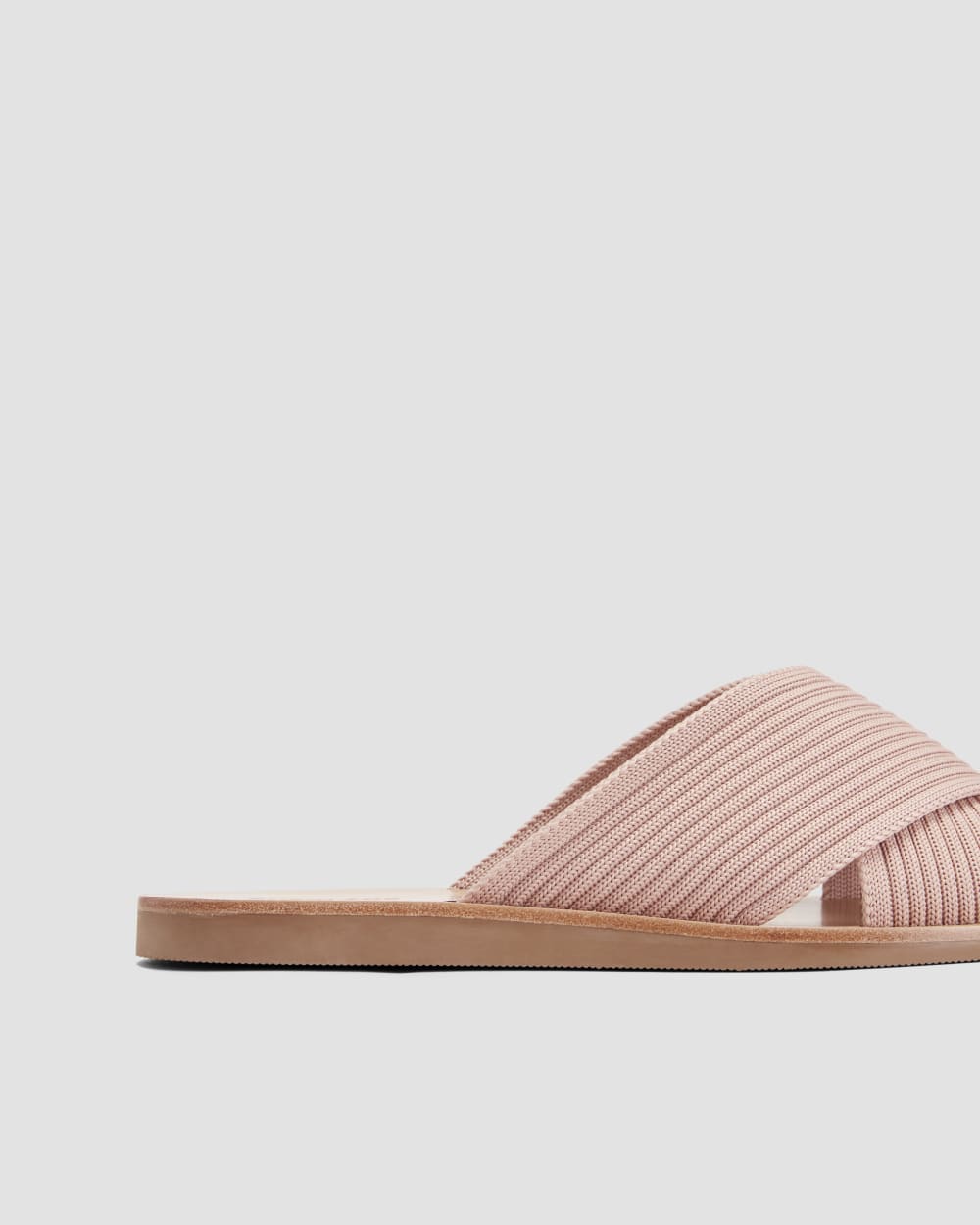 The Day Crossover Sandal | Pale Pink