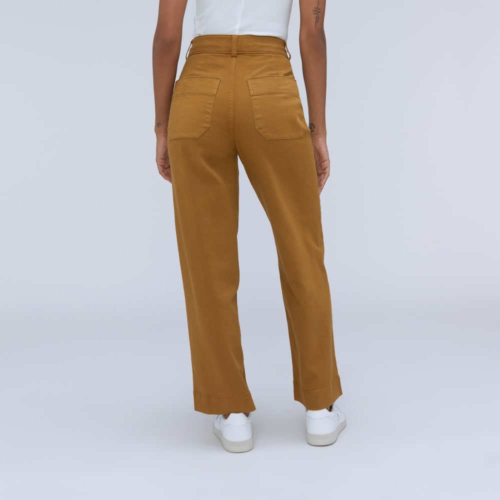 The Organic Wide-Leg Pant | Tapenade