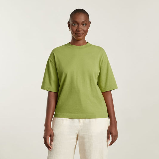 The Premium Weight Relaxed Tee | Pepper