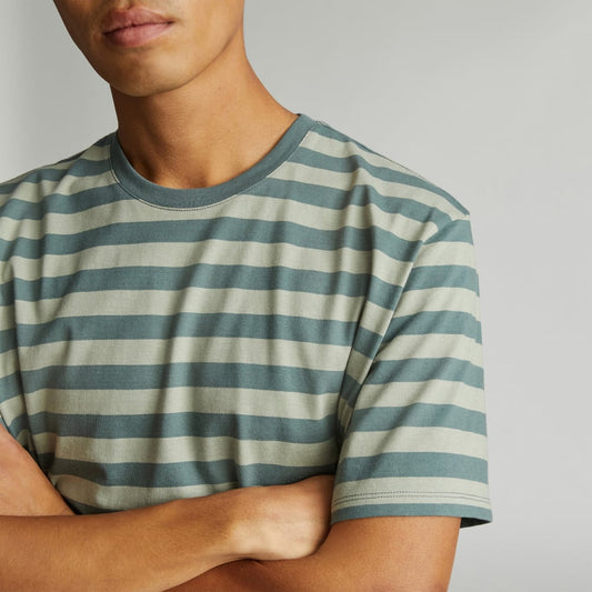 The Organic Cotton Crew | Green Balsam / Seagrass