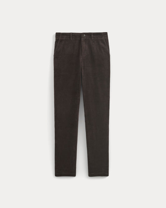 Wide Wale Corduroy Trouser | Dark Chocolate