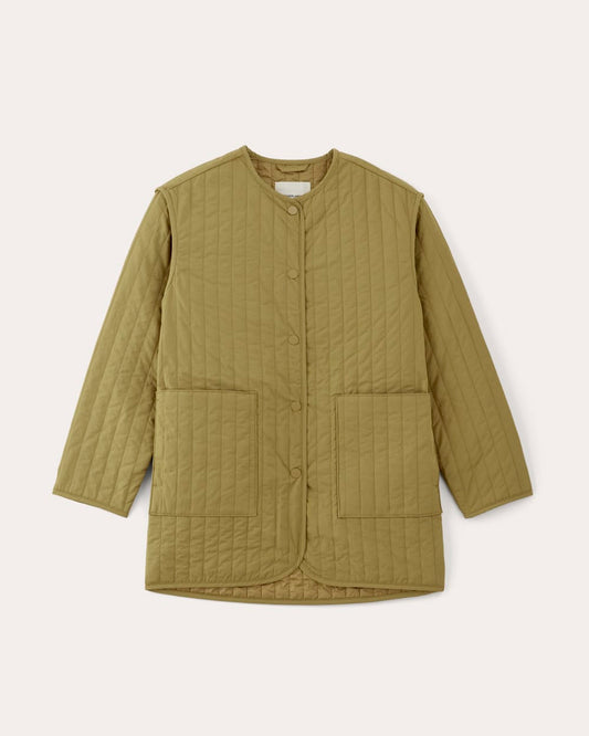 The Midi Quilted Liner | Fennel Seed