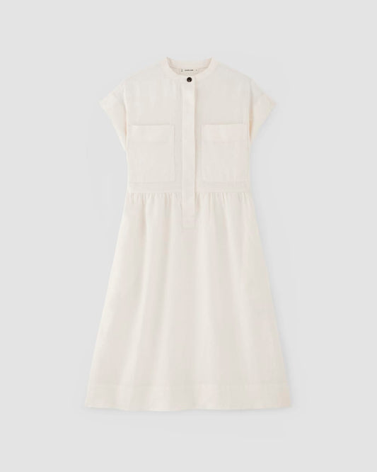 The Craft Dress in Linen | Bone