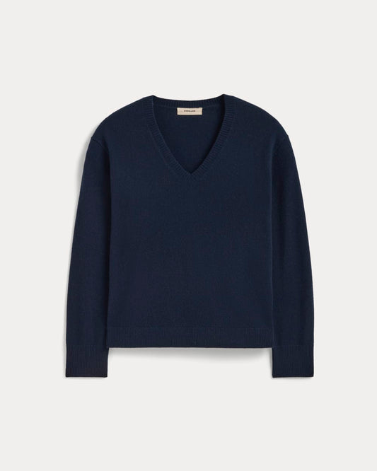 The Classic V in Cashmere | Navy