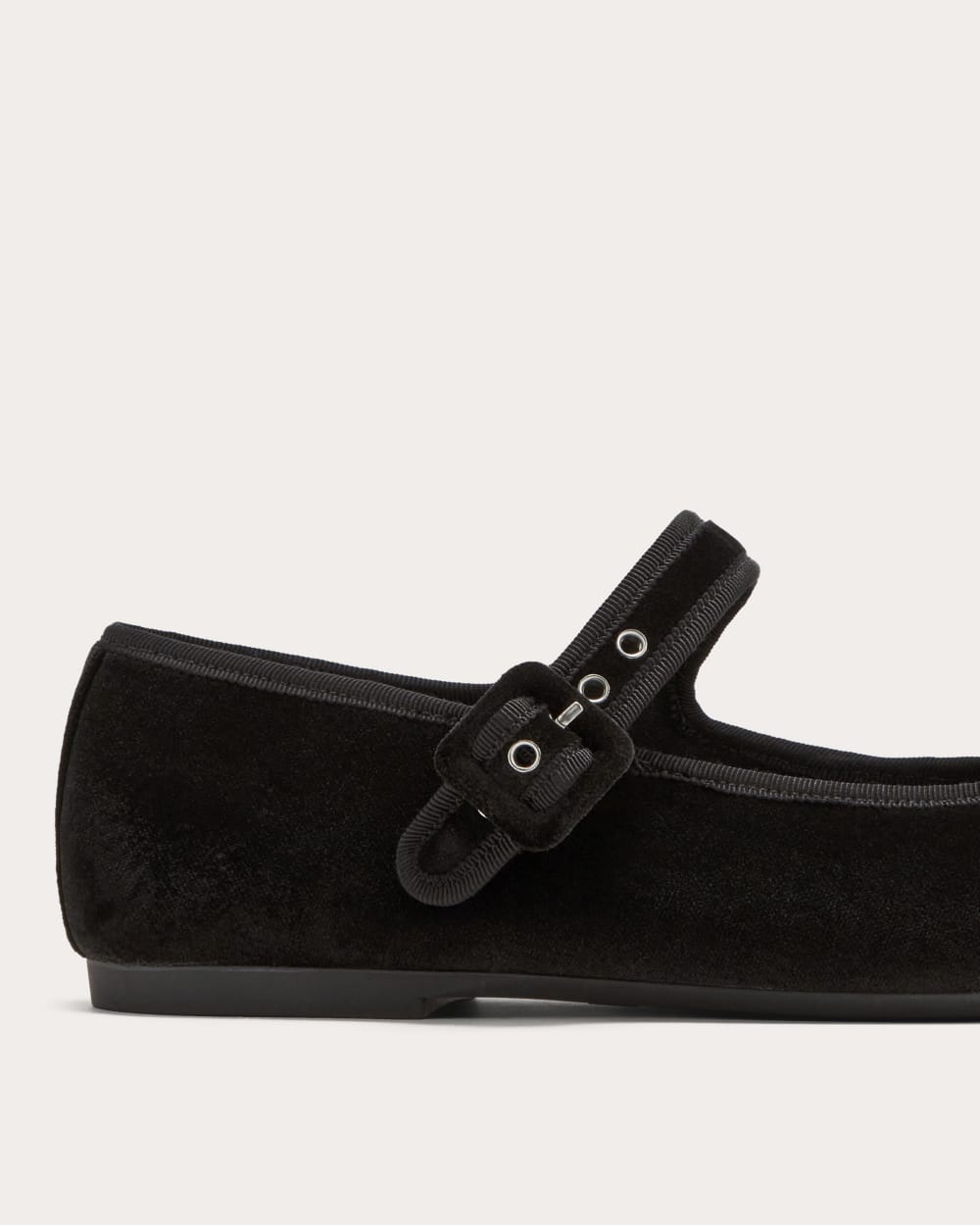 The Day Buckle Mary Jane | Black Velvet