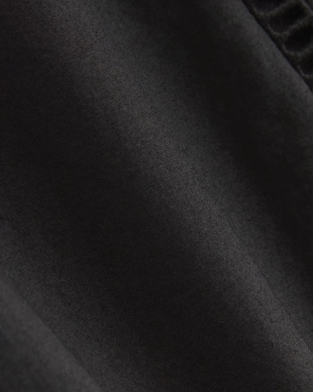 The Lace Trim Caftan Dress | Black