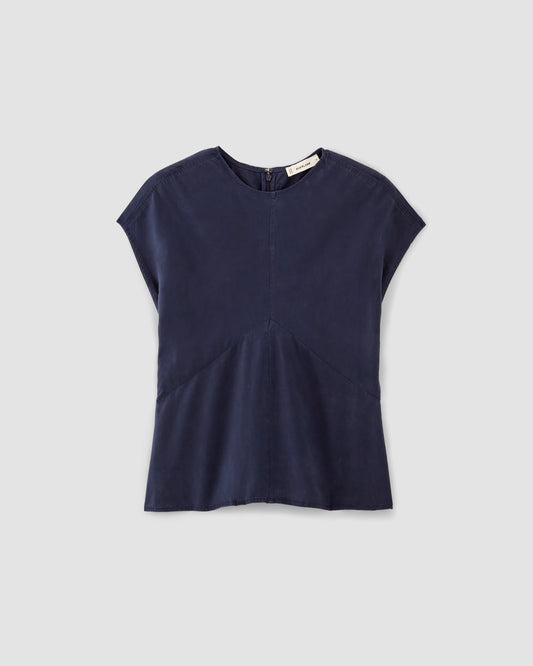 The Drape Top in Butterlite | Navy