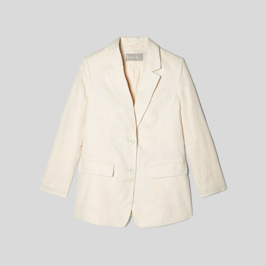 The Oversized Blazer in Linen | Canvas