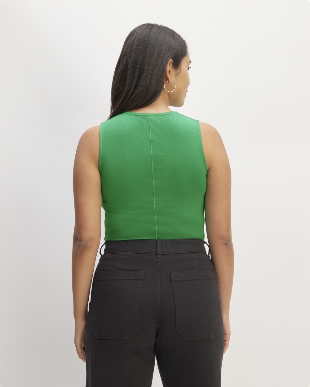 The Supima® Form Tank | Grass Green
