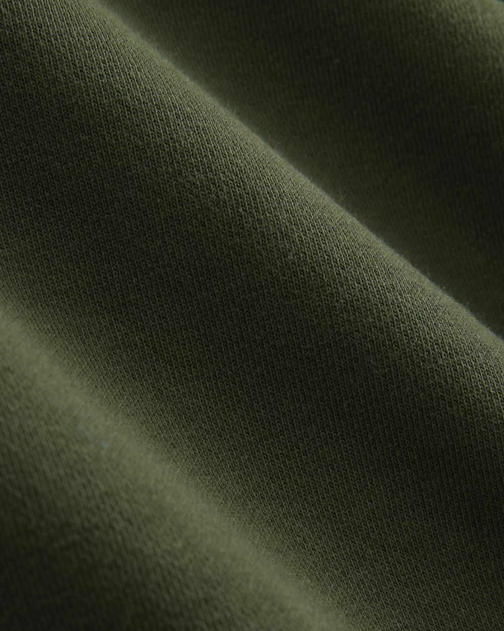 Luxe Fleece Rugby Polo | Dark Forest