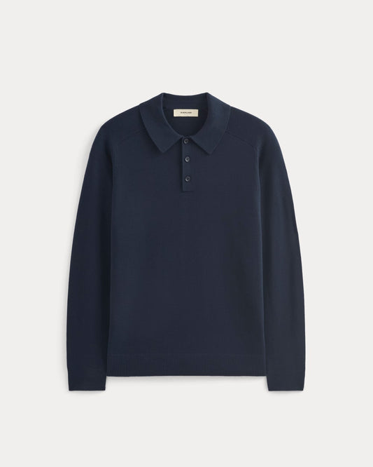Ultrasoft Polo Sweater | Navy