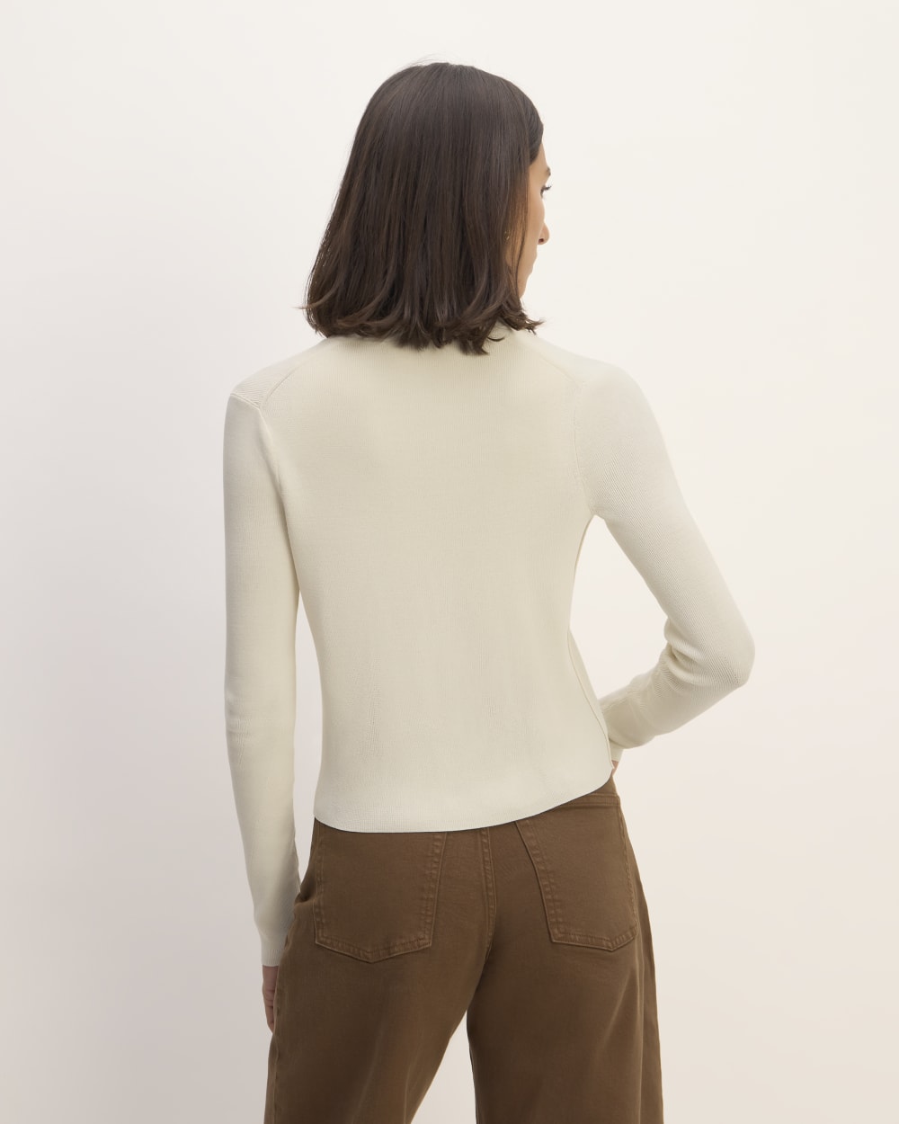 The Viscose Knit Cardigan | Beige